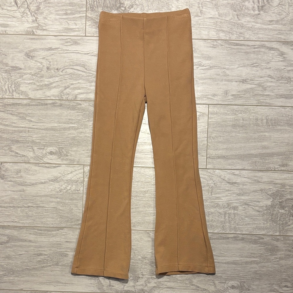 Zara Camel Flare Pants